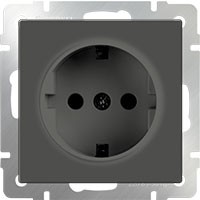 Розетки серо-коричневые