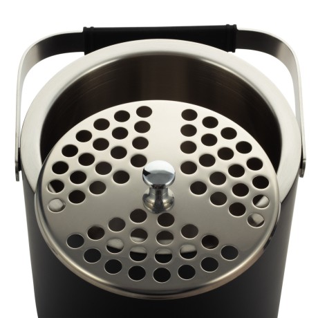 Ведро для льда объемом 1,3 л с крышкой и щипцами Kamille 7767