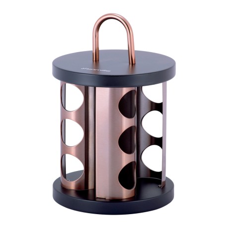 Набор ёмкостей для специй на круглой подставке Kamille 7034