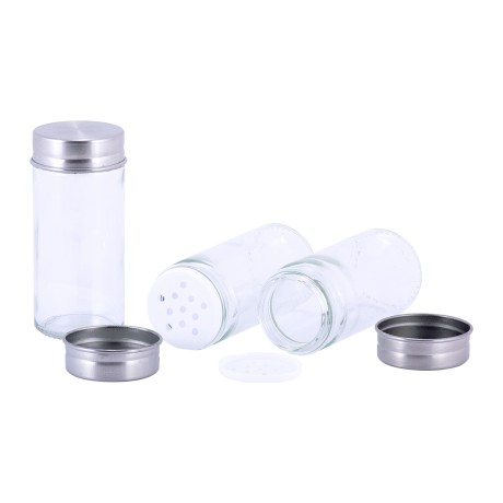 Набор ёмкостей для специй на круглой подставке Kamille 7034