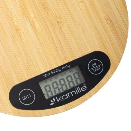 Весы кухонные электронные  20 * 20 * 2 см Kamille 7109 