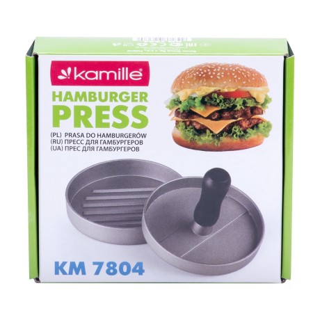 Пресс для гамбургера 12*12*8см. из алюминия Kamille 7804