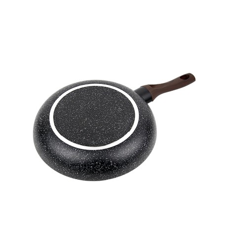 Сковорода 28см. с антипригарным покрытием Grey marble из алюминия Kamille 4114MR