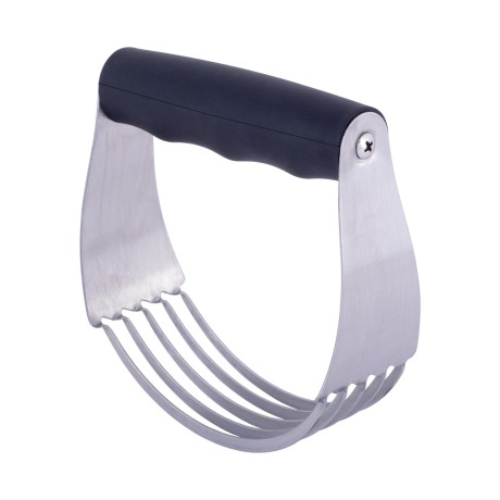 Резак для теста из нержавеющей стали с силиконовой ручкой 11,5*12*3,8 см. Kamille 8831