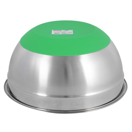 Миска Ø28*13см из нержавеющей стали c антискользящим дном Kamille 4351