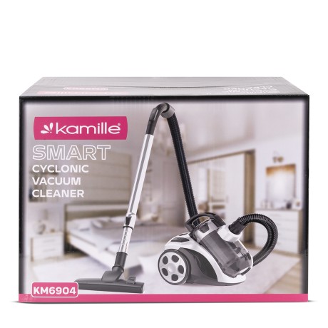 Пылесос циклонный 800Вт черно-серый Kamille 6904