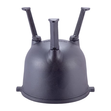 Котелок чугунный эмалированный на ножках 15л. Kamille 4808M