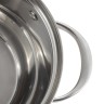 Набор кастрюль 8 предметов (1.8л, 2.3л, 3.3л, 5.8л; 7-слойное дно) из нержавеющей стали Kamille 4708S