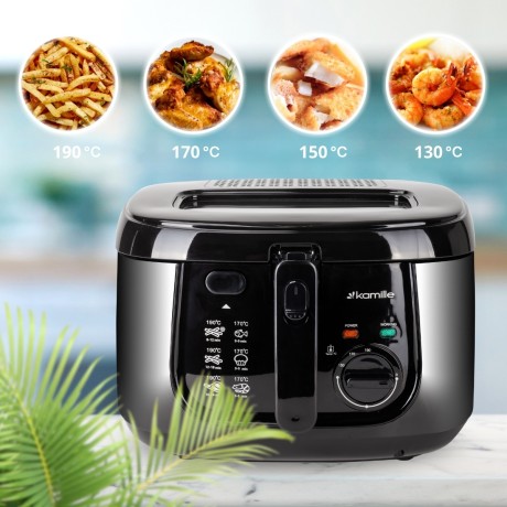 Фритюрница электрическая 2,5л Kamille 6810