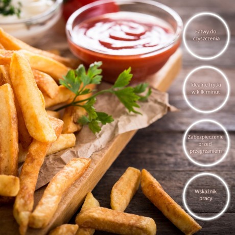 Фритюрница электрическая 2,5л Kamille 6810