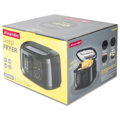 Фритюрница электрическая 2,5л Kamille 6810