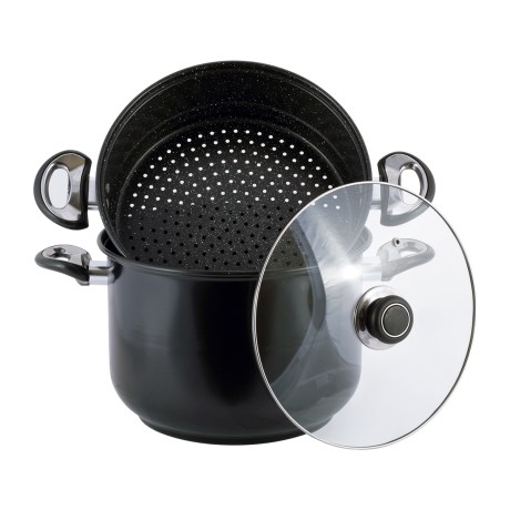 Пароварка одноуровневая Ø26см. из углеродистой стали Kamille 5831