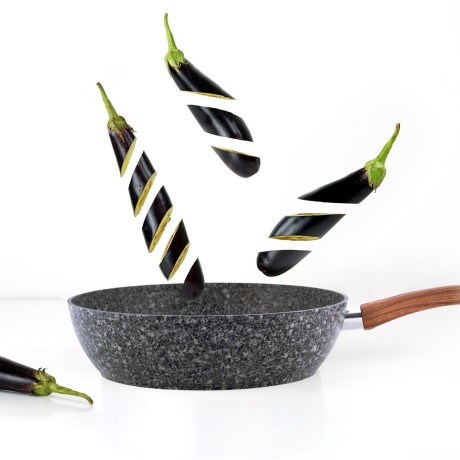 Сотейник Ø24см с антипригарным покрытием PTFE из алюминия Kamille 4165