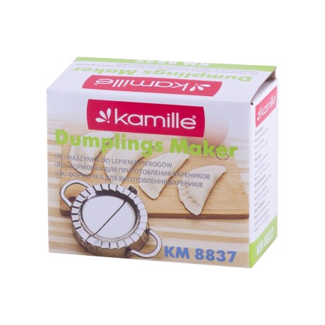Форма для лепки вареников из нержавеющей стали 13*8,5*3см Kamille 8837