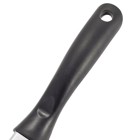 Ковш 16*8cm. из литого алюминия с антипригарным покрытием "чёрный мрамор" и стеклянной крышкой Kamille 4436