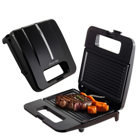 Гриль-мультипекарь сендвичница электрическая 21.6*12.6см Kamille 6717