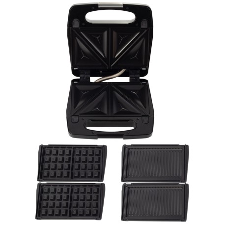 Гриль-мультипекарь электрический 3в1 23*14.5см Kamille 6724 