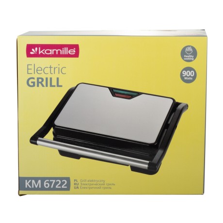 Гриль-мультипекарь электрический 23*14.5см Kamille 6722 