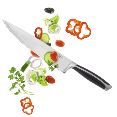 Нож «Шеф-повар» из нержавеющей стали с ручкой из ABS (лезвие 20см; рукоятка 13.5см) Kamille 5120