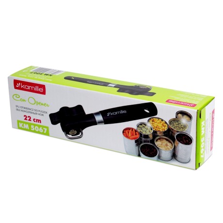 Нож консервный 22см с пластиковой ручкой Kamille 5067 