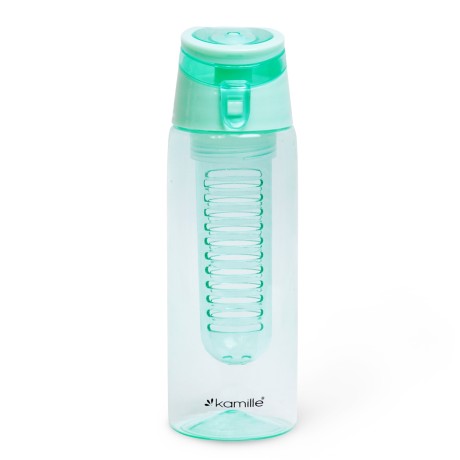 Бутылка спортивная для воды 660ml из пластика (тритан) зеленый Kamille 2303