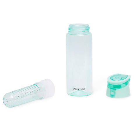 Бутылка спортивная для воды 660ml из пластика (тритан) зеленый Kamille 2303