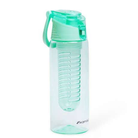 Бутылка спортивная для воды 660ml из пластика (тритан) зеленый Kamille 2303