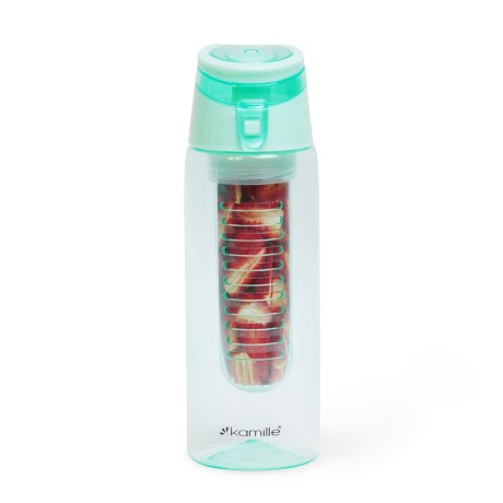 Бутылка спортивная для воды 660ml из пластика (тритан) зеленый Kamille 2303