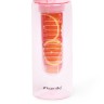 Бутылка спортивная для воды 660ml из пластика (тритан) розовый Kamille 2303