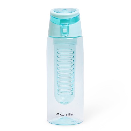 Бутылка спортивная для воды 660ml из пластика (тритан) голубой Kamille 2303