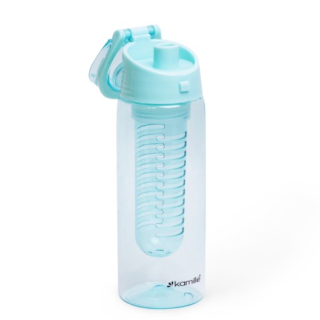 Бутылка спортивная для воды 660ml из пластика (тритан) голубой Kamille 2303