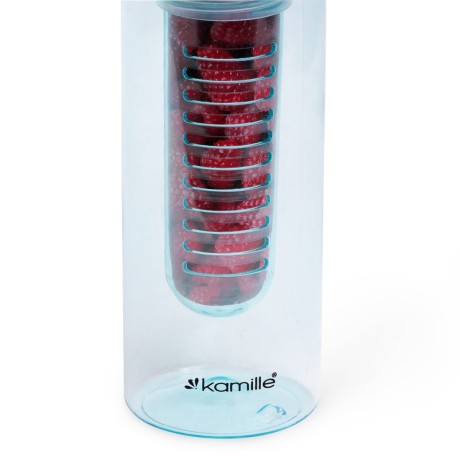 Бутылка спортивная для воды 660ml из пластика (тритан) голубой Kamille 2303